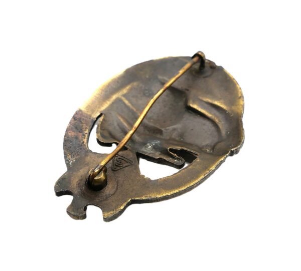 Panzerkampfabzeichen Bronze – Hersteller AS im Dreieck – PKA – Bild 5