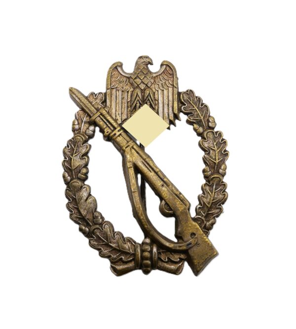 Infanterie Sturmabzeichen Silber – Paul Meybauer, Berlin – Buntmetall – ISA