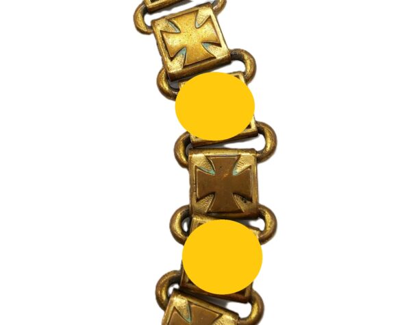 Ringkragen - Reichskriegerbund - Kyffhäuser - Für Fahnenträger - Auflage mit Jubiläumszahl 50 – Bild 5