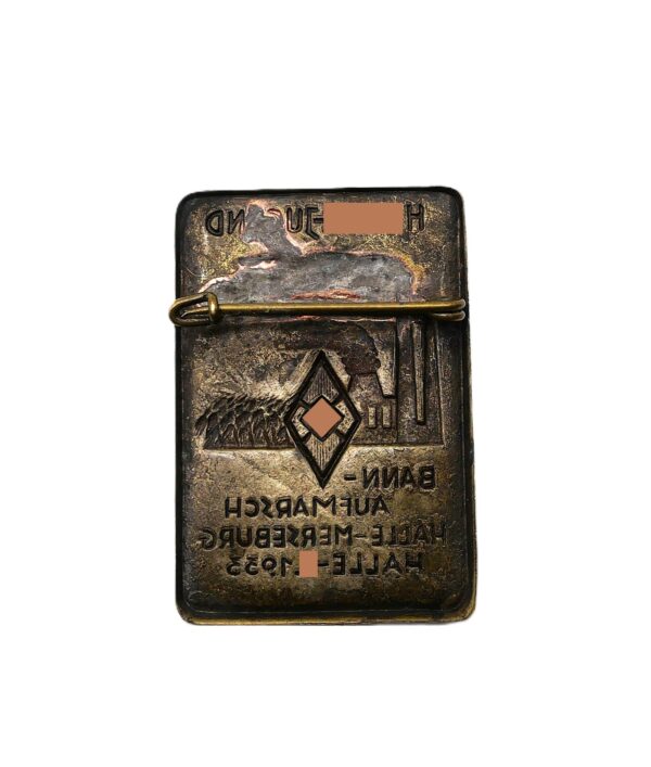 Abzeichen – HJ (Hitlerjugend) – Bann Aufmarsch Halle-Merseburg 1933 – Bild 2