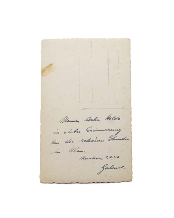Grosse Verleihungsurkunde – Urkunde zum KVK 2. Klasse – Medaille Winterschlacht im Osten – Oberzahlmeister - 1./Inf. Rgt. 352 – Verleihungsurkunden mit Foto – Bild 4