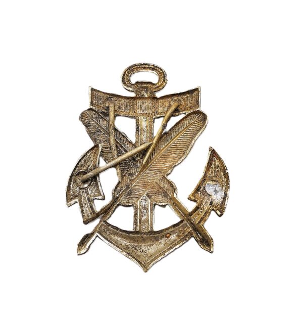 Auflage - Abzeichen - Anker mit zwei gekreuzten Federn - Kriegsmarine - Marine - Bodenfund – Bild 2