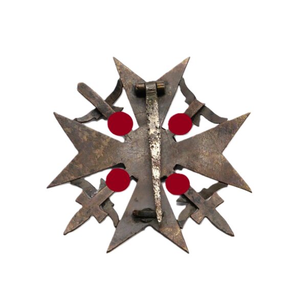Spanienkreuz – Bronze mit Schwertern – Mit Trägerfoto – Legion Condor – Bild 3