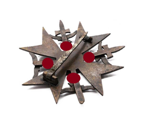 Spanienkreuz – Bronze mit Schwertern – Mit Trägerfoto – Legion Condor – Bild 4