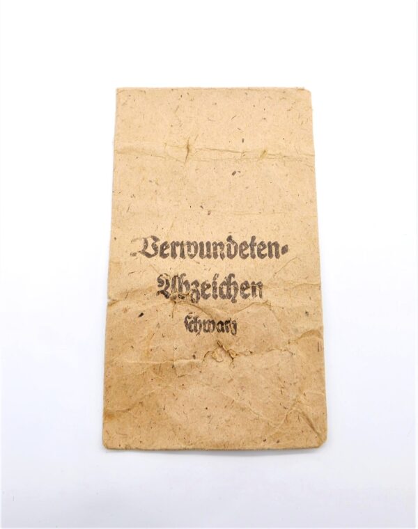 Verwundetenabzeichen Schwarz – Hersteller 4 (Steinhauer & Lück, Lüdenscheid) – Mit Verleihungstüte – VWA – Bild 6