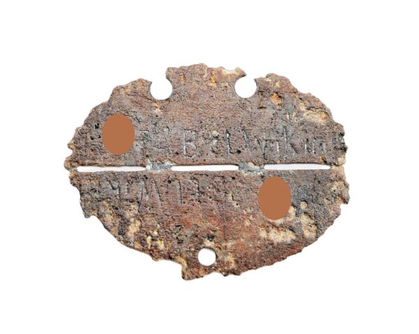 Erkennungsmarke 5. SS/PZ F.A. Btl. Wiking – Panzer - EKM – Dogs Tag – Bodenfund – Bild 2