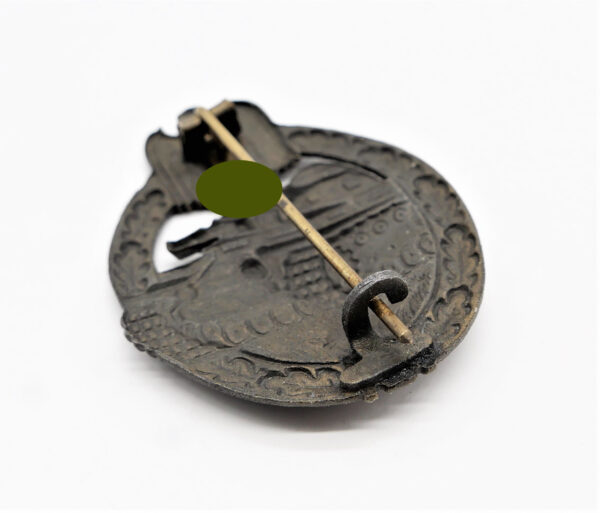 Panzerkampfabzeichen Bronze – Hohlprägung – Hersteller GWL (Gebrüder Wegerhoff, Lüdenscheid) – PKA – Bild 3
