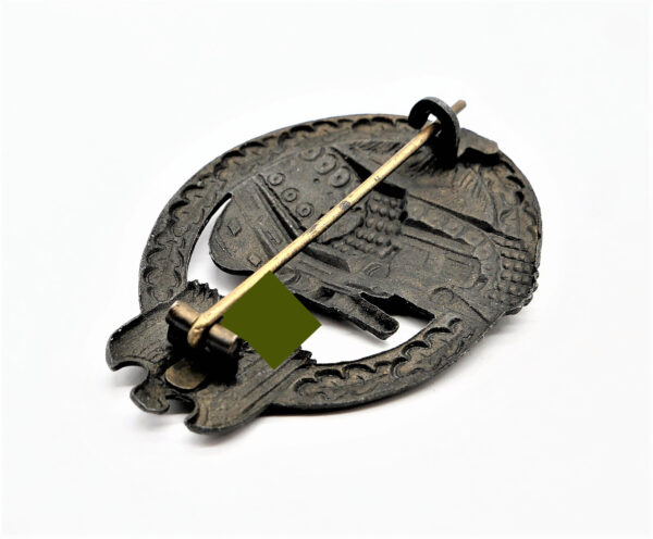 Panzerkampfabzeichen Bronze – Hohlprägung – Hersteller GWL (Gebrüder Wegerhoff, Lüdenscheid) – PKA – Bild 4