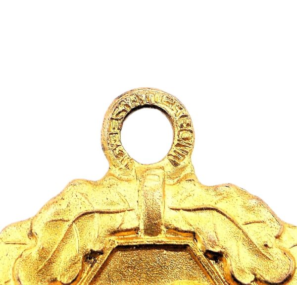 Fahnenmedaille des Kyffhäuserbund – Gold für 50 Jahre – Medaille für Fahne – Hersteller Hoffstätter, Bonn – Kyffhäuser – Bild 3