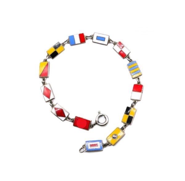 Flaggen Armband – Kettchen - Signalflaggen – Wilhelm Gustloff – KDF (Kraft durch Freude) Schiff