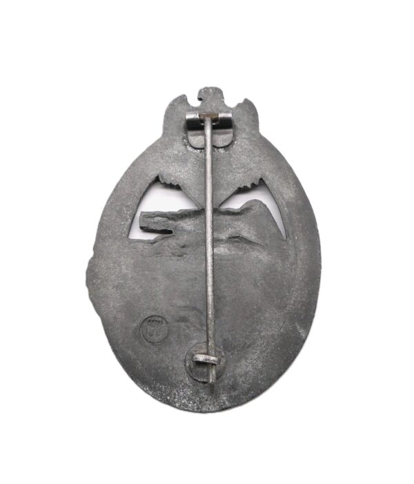 Panzerkampfabzeichen Silber – Hersteller E. Ferdinand Wiedmann, Frankfurt am Main – ÜÜ – PKA – Bild 2