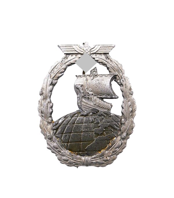 Hilfskreuzer Kriegsabzeichen – Hersteller R. S. (Rudolf Souval, Wien) – Kriegsmarine – Marine – HKA