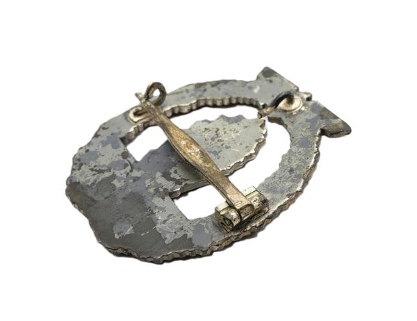 Minensucher (Kriegsabzeichen für Minensuch-, U-Boots-, Jagd- und Sicherungsverbände) – Wilhelm Deumer, Lüdenscheid – Quernadel Typ – Variante 2 – Bild 4