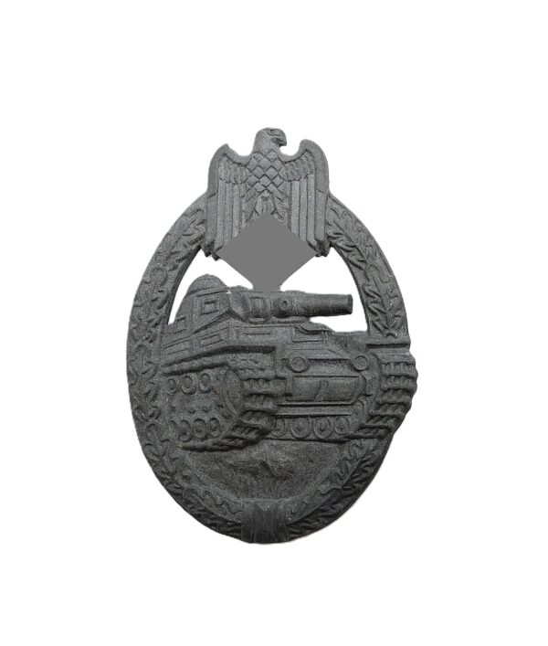 Panzerkampfabzeichen Silber – Hersteller E. Ferdinand Wiedmann, Frankfurt am Main – ÜÜ – PKA