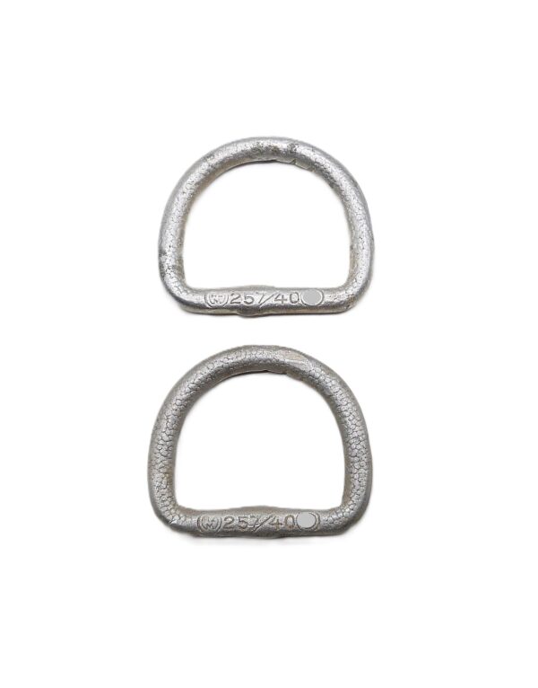 2 D-Ringe für die Ausrüstung der SS – Aluminium - Ring - RZM - 257/40 - Bodenfund