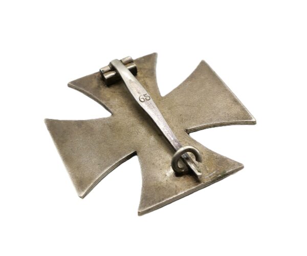Eisernes Kreuz 1. Klasse 1939 – Hersteller 65 (Klein & Quenzer, Idar Oberstein) - Im grünen Etui und dem Umkarton - Verleihungsetui – EK – Bild 4