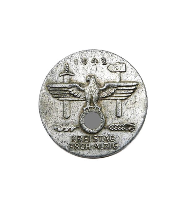Abzeichen - Kreistag Esch-Alzig 1942 - Hersteller S. & L. O.