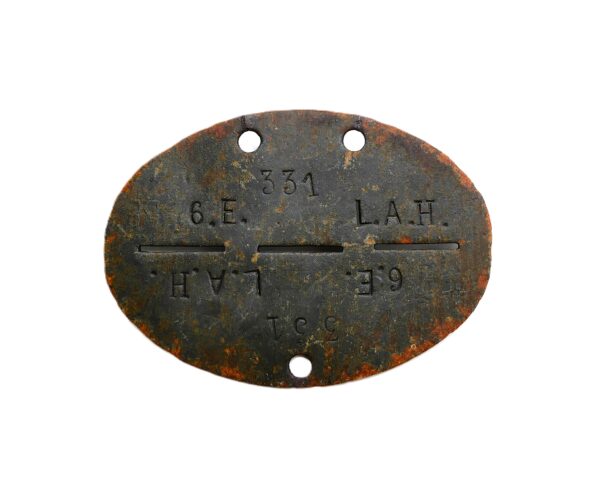 Erkennungsmarke – SS Leibstandarte – 6. E. - L. A. H. (LAH) 331 – Verfügungstruppe (VT) - EKM – Dogs Tag – LAH – Bild 2
