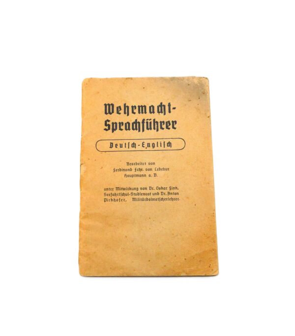 Wehrmacht Sprachführer - Deutsch-Englisch
