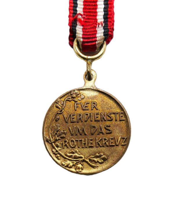 Preußen - 19 mm Miniatur Rote Kreuz Medaille - 3. Klasse 1898 - Für Verdienste um das Rothe Kreuz – Bild 3
