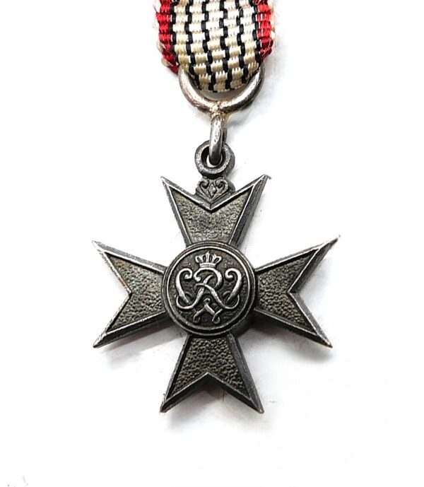 Preussen - 16 mm Miniatur - Kreuz für Kriegshilfsdienst 1916 - Preußen