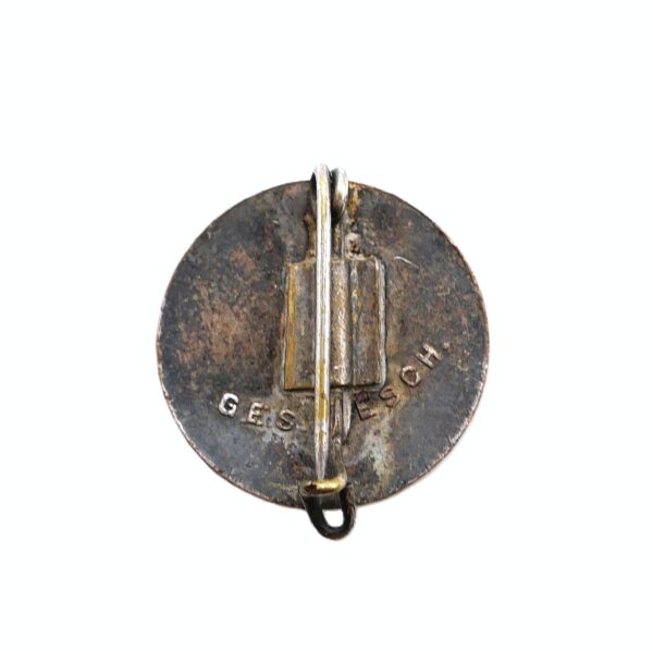 18 mm Miniatur - NSDAP Mitgliedsabzeichen – Frühe Variante – Parteiabzeichen - Reduktion – Bild 2