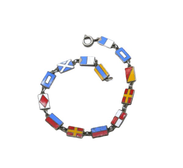 Flaggen Armband – Kettchen – Signalflaggen – Dampfer Europa – KDF (Kraft durch Freude) Schiff