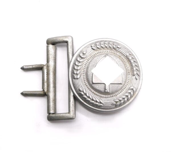 RAD (Reichsarbeitsdienst) – Feldbindenschloss für Führer – Aluminium – Hersteller OLC (Overhoff und Cie, Lüdenscheid) – Bild 2