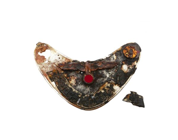 Ringkragen Feldgendarmerie – Bodenfund – Mit Kette – Bild 3