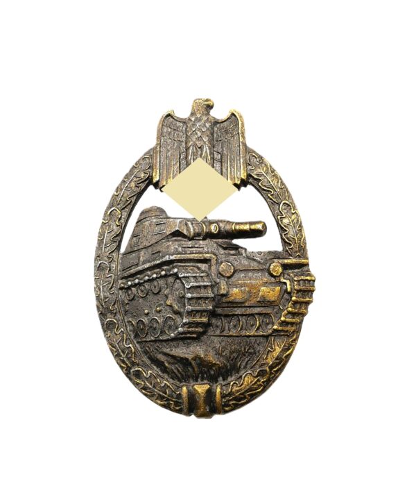 Panzerkampfabzeichen Bronze – Hersteller Karl Wurster KG, Markneukirchen – PKA
