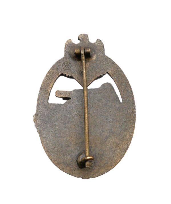 Panzerkampfabzeichen Bronze – Hersteller Karl Wurster KG, Markneukirchen – PKA – Bild 2
