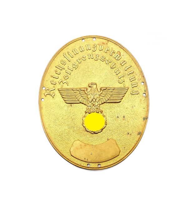 Reichsfinanzverwaltung – Zollgrenzschutz – Ärmelschild für die Armbinde – Auflage - Zoll