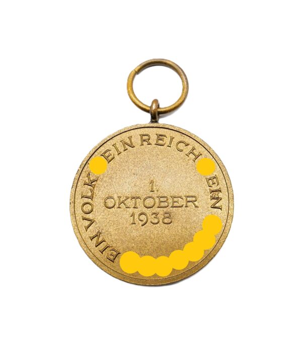 Medaille zur Erinnerung an den 1. Oktober 1938 – Sudetenland-Medaille mit LDO Hinweis und Etui – Bild 3