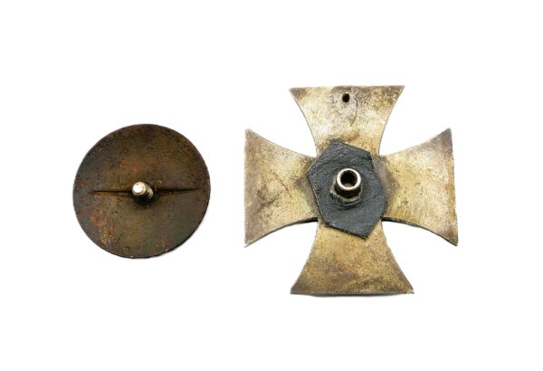 Eisernes Kreuz 1. Klasse an Schraubscheibe – Hersteller L/52 (C. F. Zimmermann, Pforzheim) – Im privat beschafften Etui – EK – Bild 3