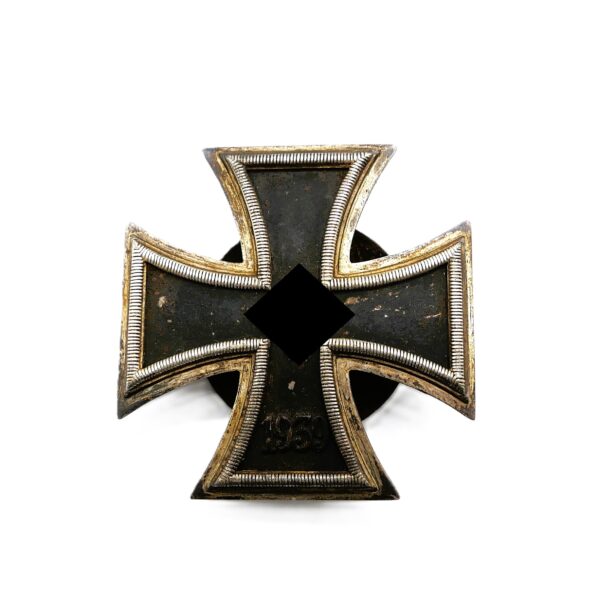 Eisernes Kreuz 1. Klasse an Schraubscheibe – Hersteller L/52 (C. F. Zimmermann, Pforzheim) – Im privat beschafften Etui – EK – Bild 2