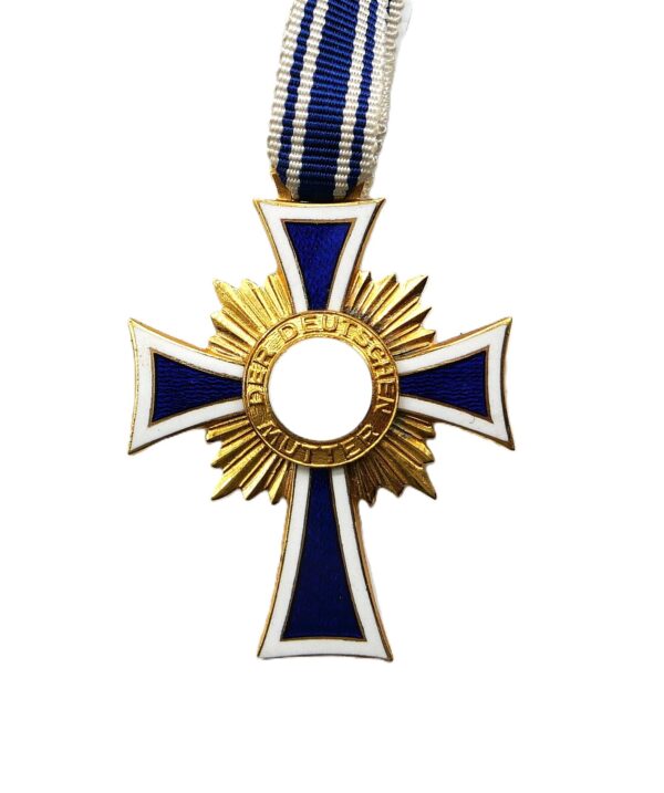 Ehrenkreuz der Deutschen Mutter – Mutterkreuz – Gold – Im Etui – Hersteller L. Bertsch, Karlsruhe – MK – Bild 2