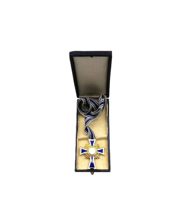 Ehrenkreuz der Deutschen Mutter – Mutterkreuz – Gold – Im Etui – Hersteller L. Bertsch, Karlsruhe – MK