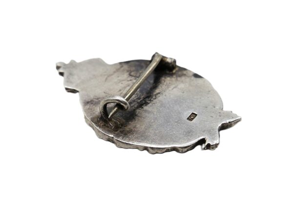 Preussen – Miniatur Abzeichen für Militär-Flugzeugführer – Kaiserreich – 800 Silber – Reduktion – Ähnlich Prinzengröße – Bild 3