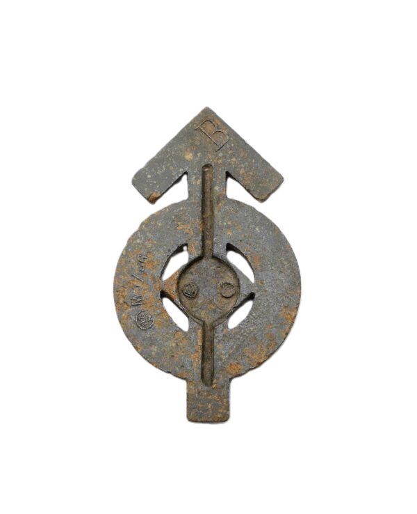 HJ (Hitlerjugend) Leistungsabzeichen – Hersteller M1/36 (Berg & Nolte AG, Lüdenscheid) – B Stück – Bodenfund – Bild 2