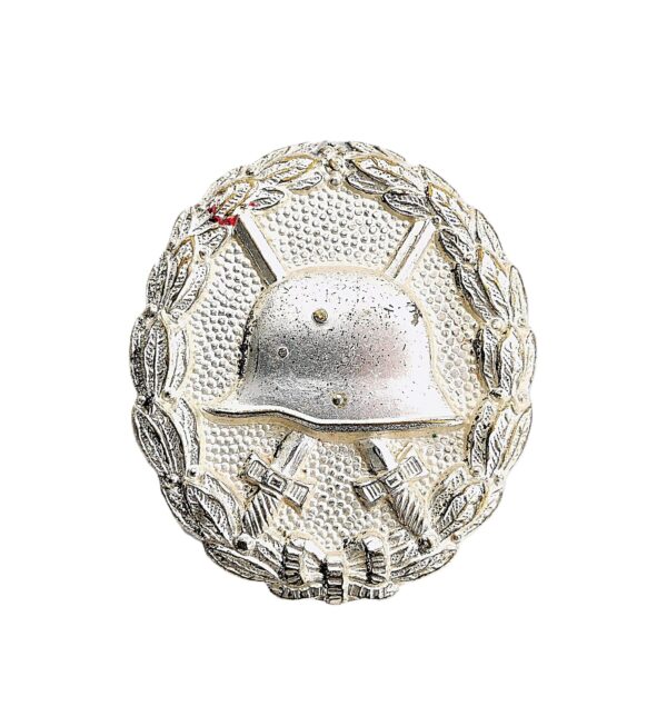 Verwundetenabzeichen Silber – Armee und Kolonialtruppen 1918 – Hersteller L/56 (Funcke & Brüninghaus, Lüdenscheid) – VWA