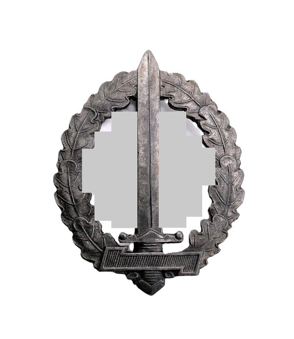 SA-Sportabzeichen (Wehrabzeichen) für Kriegsversehrte – Hersteller M1/100 (Werner Redo, Saarlautern)