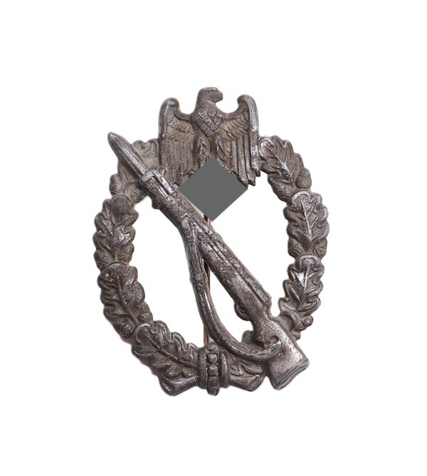 Infanterie Sturmabzeichen Silber – Hohlgeprägte Ausführung – B. H. Mayer – ISA