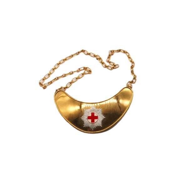 Ringkragen – Auflage mit aufgemalten Roten Kreuz - DRK – Bild 2