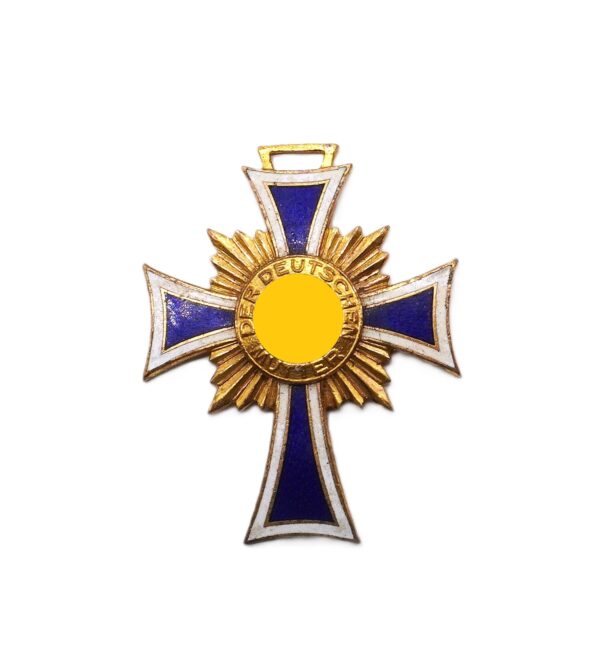 Ehrenkreuz der Deutschen Mutter – Mutterkreuz – Gold - Seltene Doppelprägung - Variante