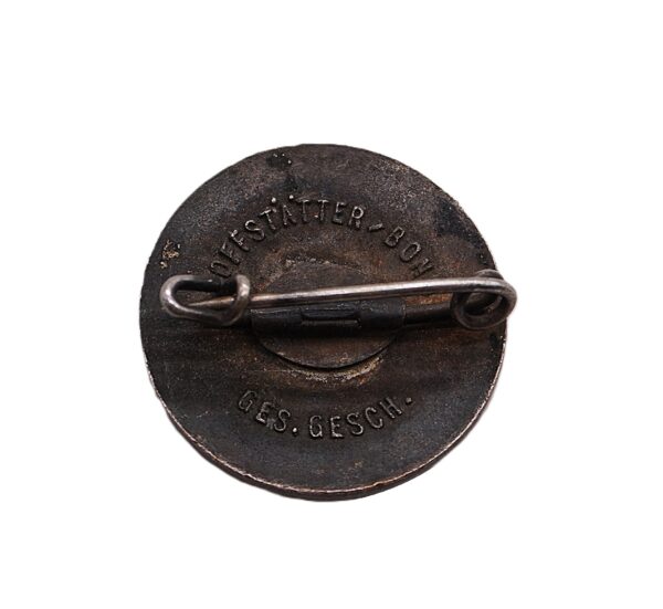 Abzeichen - Mitgliedsabzeichen -  RDR (Reichsverband Deutscher Rundfunkteilnehmer) - 2. Form - Hersteller Hoffstätter, Bonn – Bild 3