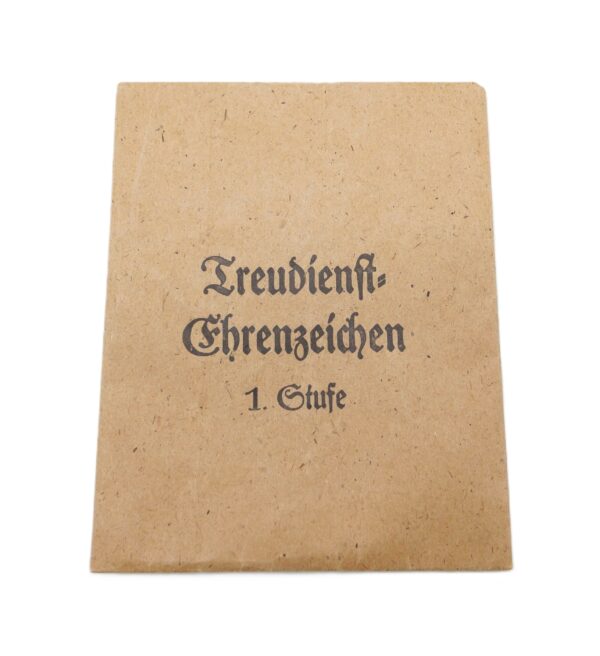 Treudienst – Ehrenzeichen für 40 Jahre am Band – Mit der Verleihungstüte – Hersteller Deschler & Sohn, München 9 – TD – Bild 4
