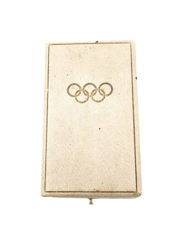 Deutsche Olympia-Erinnerungsmedaille – Berlin 1936 – Im Etui – Verleihungsetui – Medaille – Bild 5