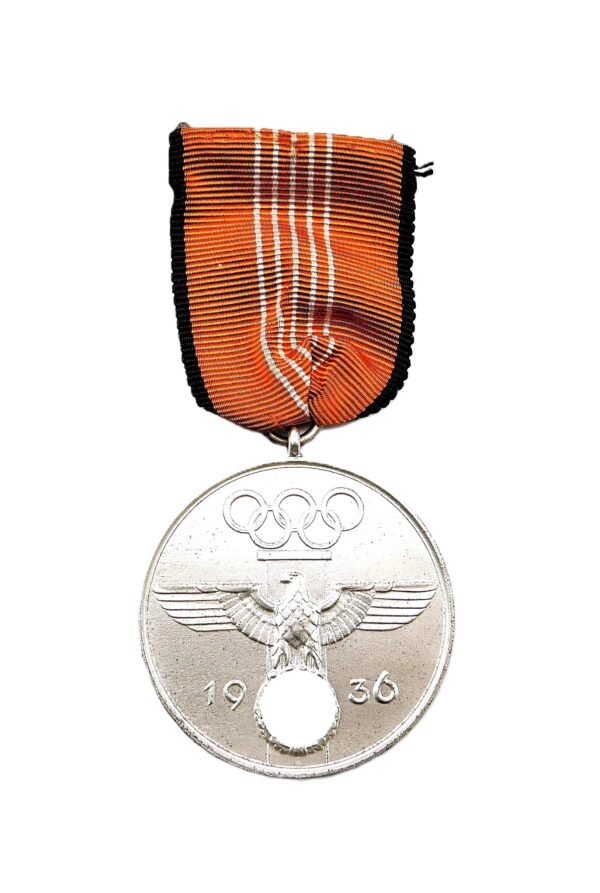 Deutsche Olympia-Erinnerungsmedaille – Berlin 1936 – Im Etui – Verleihungsetui – Medaille – Bild 2