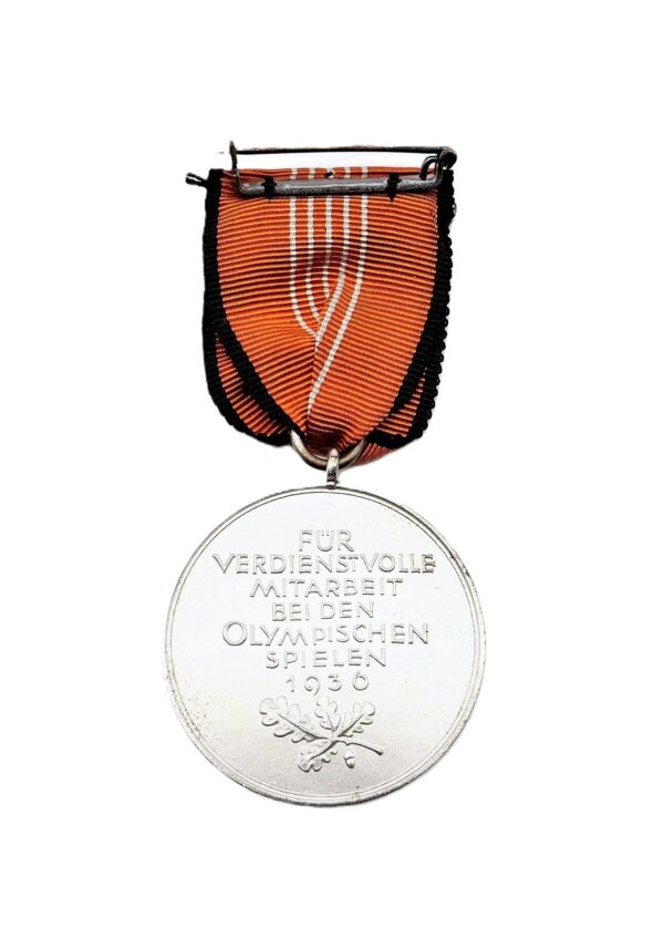 Deutsche Olympia-Erinnerungsmedaille – Berlin 1936 – Im Etui – Verleihungsetui – Medaille – Bild 3