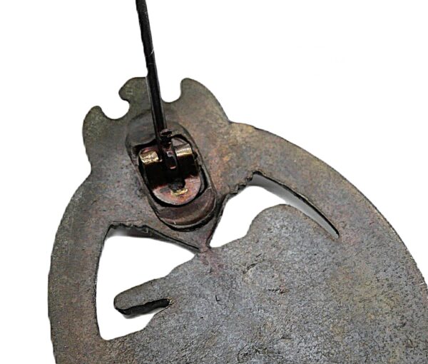 Panzerkampfabzeichen Bronze – Hersteller Steinhauer & Lück, Lüdenscheid – Vertical Crimp Set up – PKA – Bild 5